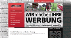 Desktop Screenshot of context-werbung.eu