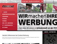 Tablet Screenshot of context-werbung.eu